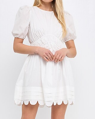 Women's White Mini Dresses - Short ...